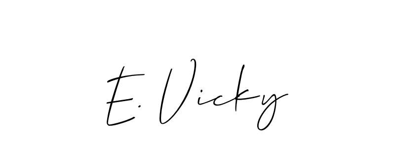 You can use this online signature creator to create a handwritten signature for the name E. Vicky. This is the best online autograph maker. E. Vicky signature style 2 images and pictures png