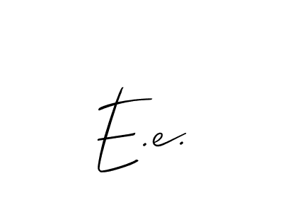 This is the best signature style for the E.e. name. Also you like these signature font (Allison_Script). Mix name signature. E.e. signature style 2 images and pictures png