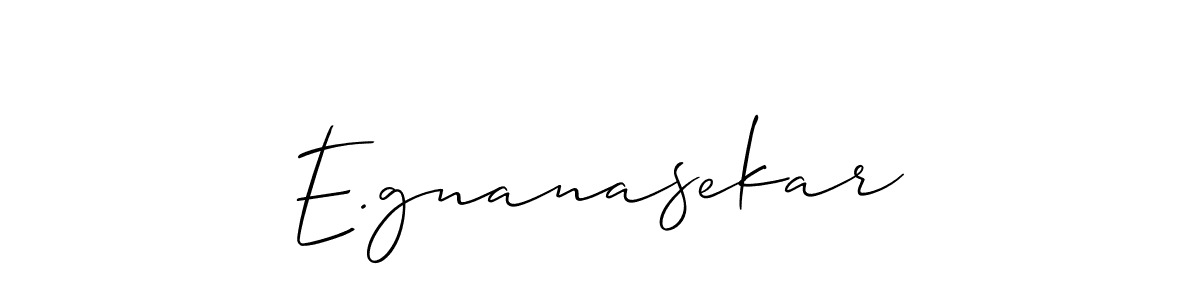 Make a beautiful signature design for name E.gnanasekar. Use this online signature maker to create a handwritten signature for free. E.gnanasekar signature style 2 images and pictures png