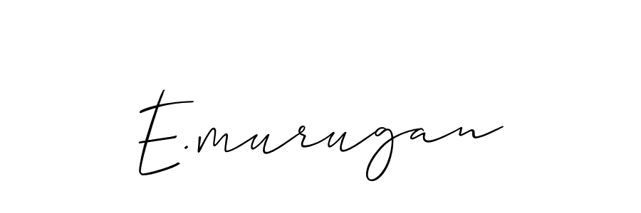 You should practise on your own different ways (Allison_Script) to write your name (E.murugan) in signature. don't let someone else do it for you. E.murugan signature style 2 images and pictures png
