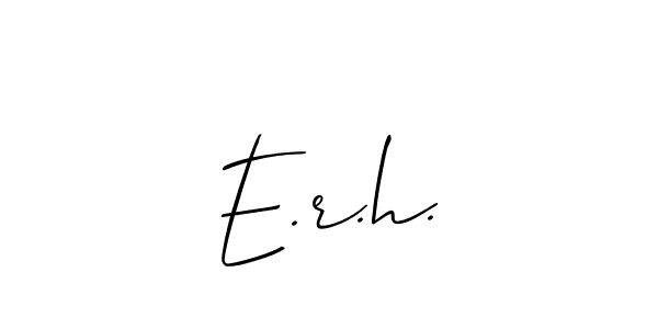 This is the best signature style for the E.r.h. name. Also you like these signature font (Allison_Script). Mix name signature. E.r.h. signature style 2 images and pictures png