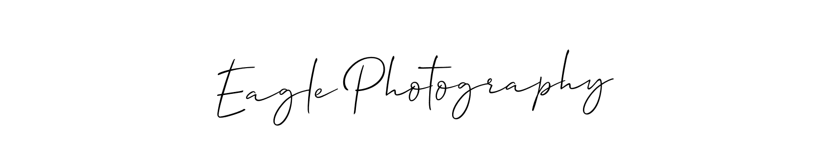 Also You can easily find your signature by using the search form. We will create Eagle Photography name handwritten signature images for you free of cost using Allison_Script sign style. Eagle Photography signature style 2 images and pictures png