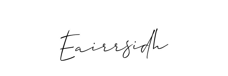 Make a beautiful signature design for name Eairrsidh. Use this online signature maker to create a handwritten signature for free. Eairrsidh signature style 2 images and pictures png