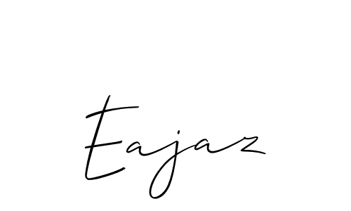 Best and Professional Signature Style for Eajaz. Allison_Script Best Signature Style Collection. Eajaz signature style 2 images and pictures png