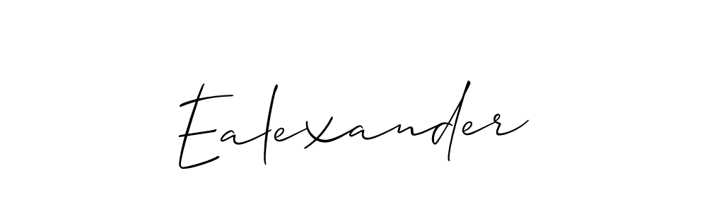 Ealexander stylish signature style. Best Handwritten Sign (Allison_Script) for my name. Handwritten Signature Collection Ideas for my name Ealexander. Ealexander signature style 2 images and pictures png