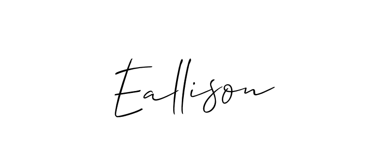 Create a beautiful signature design for name Eallison. With this signature (Allison_Script) fonts, you can make a handwritten signature for free. Eallison signature style 2 images and pictures png