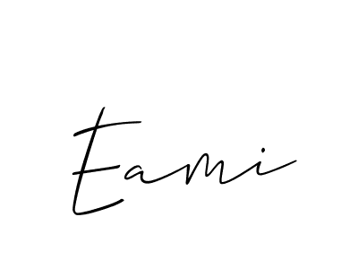 Also we have Eami name is the best signature style. Create professional handwritten signature collection using Allison_Script autograph style. Eami signature style 2 images and pictures png