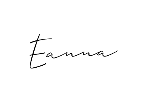 Create a beautiful signature design for name Eanna. With this signature (Allison_Script) fonts, you can make a handwritten signature for free. Eanna signature style 2 images and pictures png