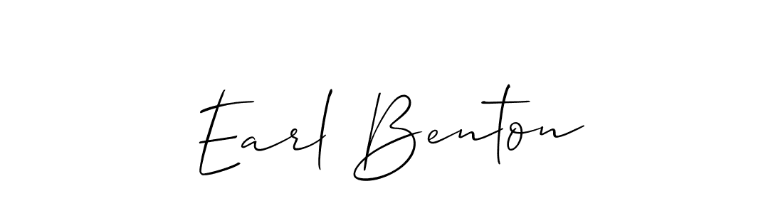 It looks lik you need a new signature style for name Earl Benton. Design unique handwritten (Allison_Script) signature with our free signature maker in just a few clicks. Earl Benton signature style 2 images and pictures png