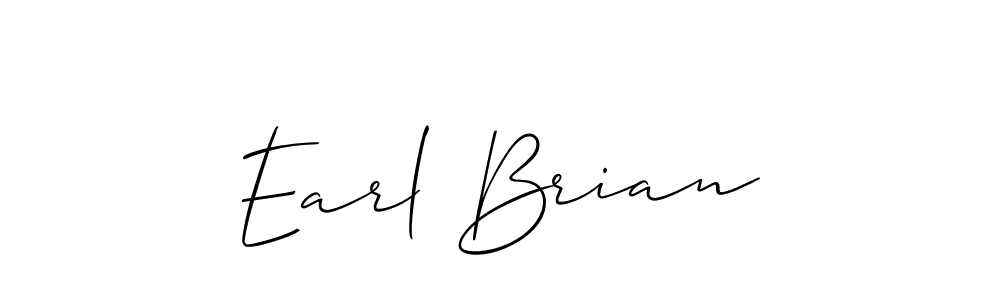 if you are searching for the best signature style for your name Earl Brian. so please give up your signature search. here we have designed multiple signature styles  using Allison_Script. Earl Brian signature style 2 images and pictures png