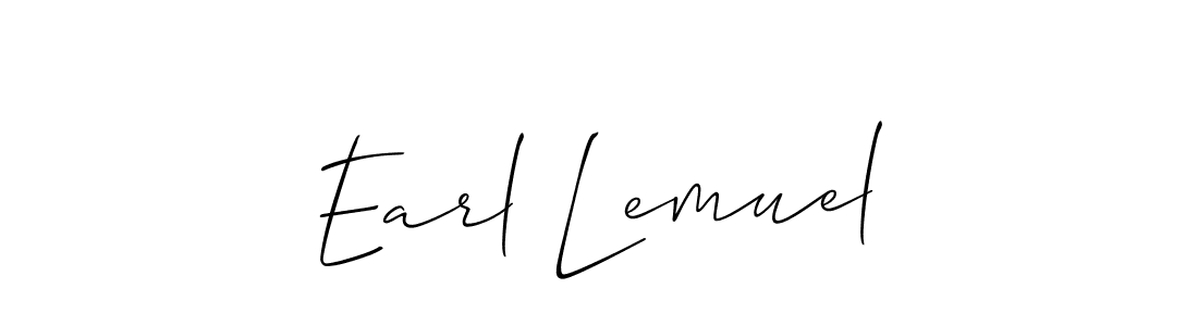 This is the best signature style for the Earl Lemuel name. Also you like these signature font (Allison_Script). Mix name signature. Earl Lemuel signature style 2 images and pictures png