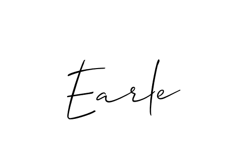 Create a beautiful signature design for name Earle. With this signature (Allison_Script) fonts, you can make a handwritten signature for free. Earle signature style 2 images and pictures png