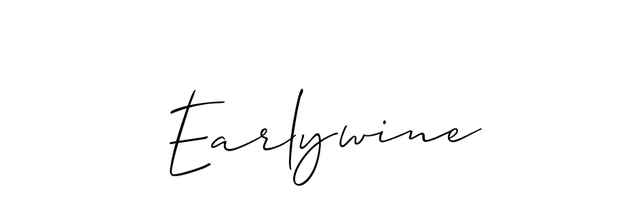 Make a beautiful signature design for name Earlywine. Use this online signature maker to create a handwritten signature for free. Earlywine signature style 2 images and pictures png