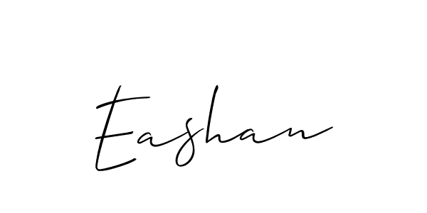 Best and Professional Signature Style for Eashan. Allison_Script Best Signature Style Collection. Eashan signature style 2 images and pictures png