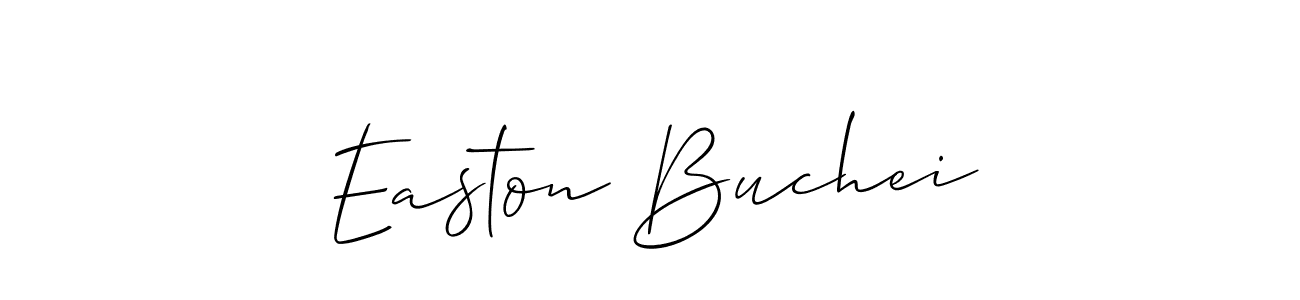 It looks lik you need a new signature style for name Easton Buchei. Design unique handwritten (Allison_Script) signature with our free signature maker in just a few clicks. Easton Buchei signature style 2 images and pictures png