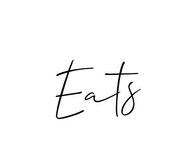 Check out images of Autograph of Eats name. Actor Eats Signature Style. Allison_Script is a professional sign style online. Eats signature style 2 images and pictures png