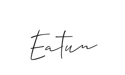 Make a beautiful signature design for name Eatun. Use this online signature maker to create a handwritten signature for free. Eatun signature style 2 images and pictures png