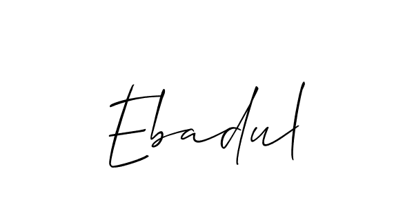 Make a short Ebadul signature style. Manage your documents anywhere anytime using Allison_Script. Create and add eSignatures, submit forms, share and send files easily. Ebadul signature style 2 images and pictures png