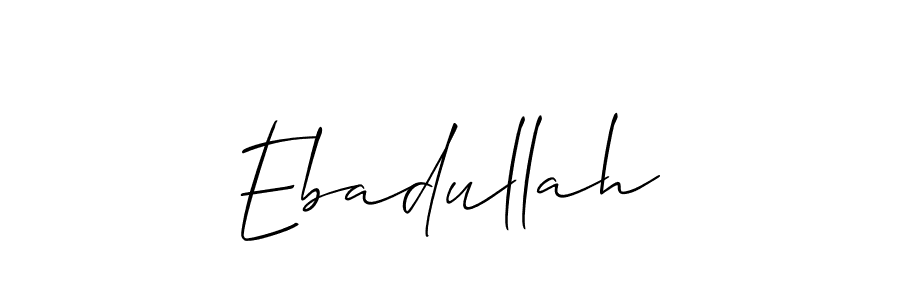 Best and Professional Signature Style for Ebadullah. Allison_Script Best Signature Style Collection. Ebadullah signature style 2 images and pictures png