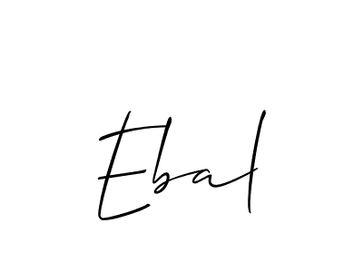 if you are searching for the best signature style for your name Ebal. so please give up your signature search. here we have designed multiple signature styles  using Allison_Script. Ebal signature style 2 images and pictures png