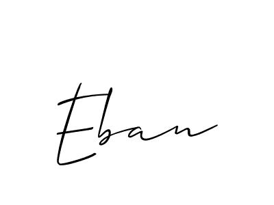 Make a short Eban signature style. Manage your documents anywhere anytime using Allison_Script. Create and add eSignatures, submit forms, share and send files easily. Eban signature style 2 images and pictures png