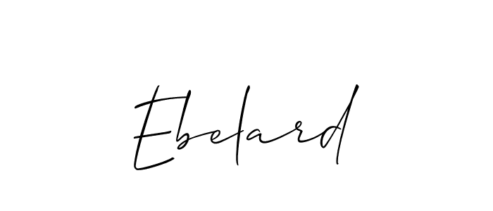 It looks lik you need a new signature style for name Ebelard. Design unique handwritten (Allison_Script) signature with our free signature maker in just a few clicks. Ebelard signature style 2 images and pictures png