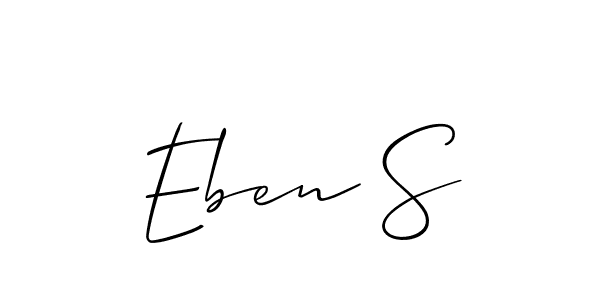 Also You can easily find your signature by using the search form. We will create Eben S name handwritten signature images for you free of cost using Allison_Script sign style. Eben S signature style 2 images and pictures png