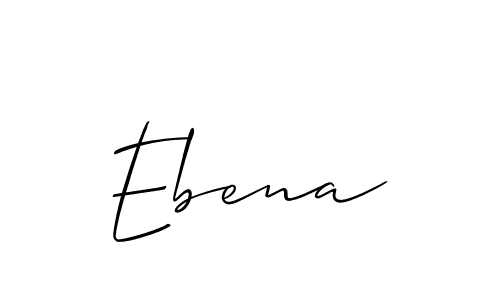 Make a short Ebena signature style. Manage your documents anywhere anytime using Allison_Script. Create and add eSignatures, submit forms, share and send files easily. Ebena signature style 2 images and pictures png