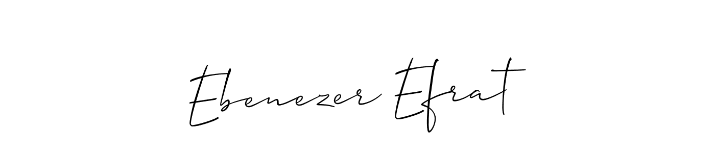 Also You can easily find your signature by using the search form. We will create Ebenezer Efrat name handwritten signature images for you free of cost using Allison_Script sign style. Ebenezer Efrat signature style 2 images and pictures png