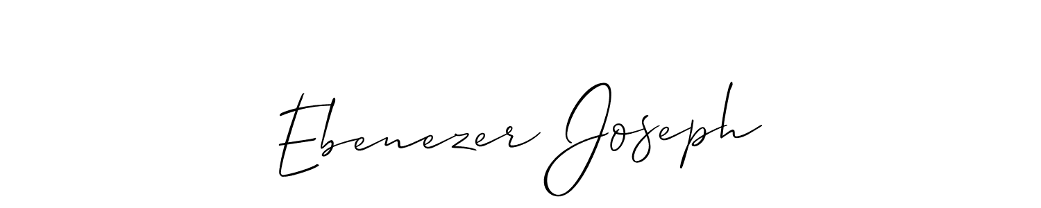 Once you've used our free online signature maker to create your best signature Allison_Script style, it's time to enjoy all of the benefits that Ebenezer Joseph name signing documents. Ebenezer Joseph signature style 2 images and pictures png