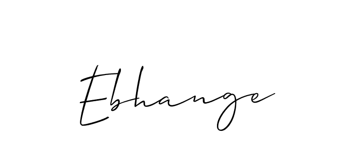 Here are the top 10 professional signature styles for the name Ebhange. These are the best autograph styles you can use for your name. Ebhange signature style 2 images and pictures png