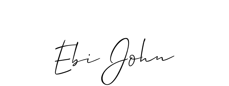 Here are the top 10 professional signature styles for the name Ebi John. These are the best autograph styles you can use for your name. Ebi John signature style 2 images and pictures png