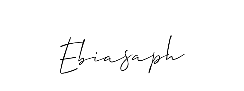 Ebiasaph stylish signature style. Best Handwritten Sign (Allison_Script) for my name. Handwritten Signature Collection Ideas for my name Ebiasaph. Ebiasaph signature style 2 images and pictures png