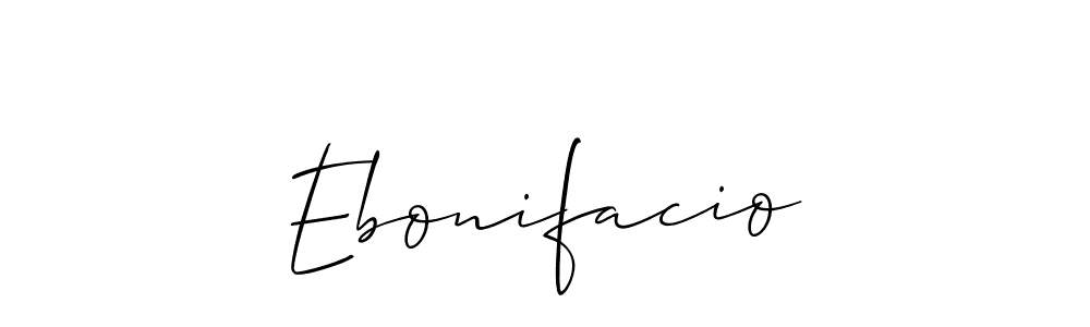 Ebonifacio stylish signature style. Best Handwritten Sign (Allison_Script) for my name. Handwritten Signature Collection Ideas for my name Ebonifacio. Ebonifacio signature style 2 images and pictures png