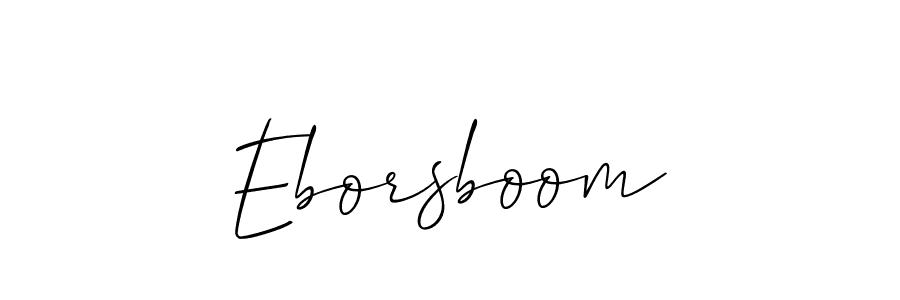 How to Draw Eborsboom signature style? Allison_Script is a latest design signature styles for name Eborsboom. Eborsboom signature style 2 images and pictures png