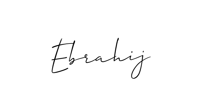 Make a beautiful signature design for name Ebrahij. Use this online signature maker to create a handwritten signature for free. Ebrahij signature style 2 images and pictures png