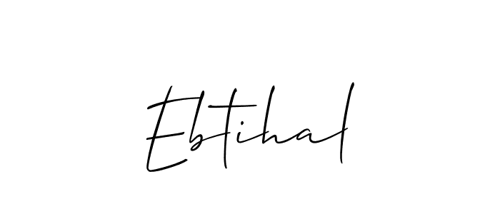 Ebtihal stylish signature style. Best Handwritten Sign (Allison_Script) for my name. Handwritten Signature Collection Ideas for my name Ebtihal. Ebtihal signature style 2 images and pictures png