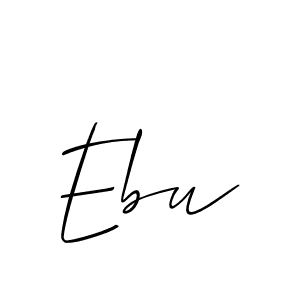 if you are searching for the best signature style for your name Ebu. so please give up your signature search. here we have designed multiple signature styles  using Allison_Script. Ebu signature style 2 images and pictures png