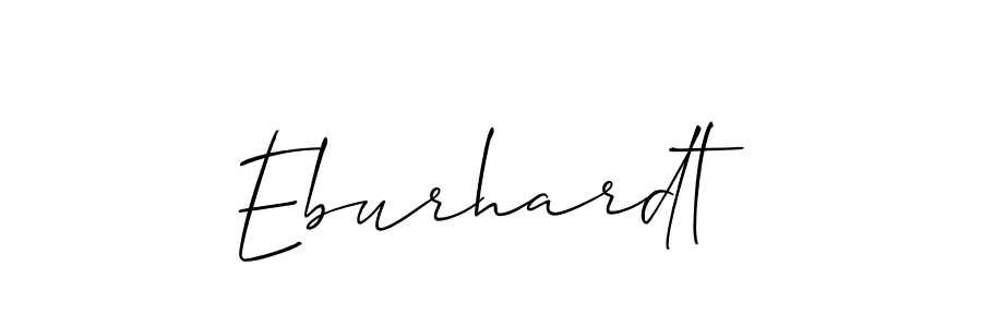 How to make Eburhardt signature? Allison_Script is a professional autograph style. Create handwritten signature for Eburhardt name. Eburhardt signature style 2 images and pictures png