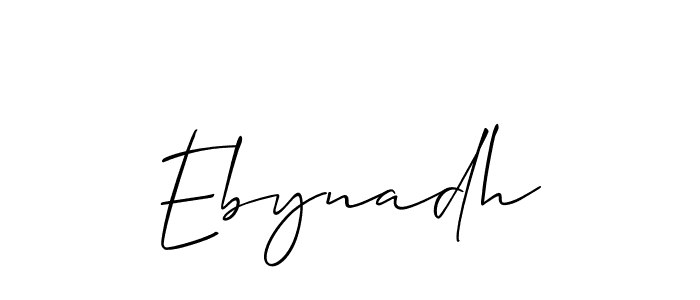 Here are the top 10 professional signature styles for the name Ebynadh. These are the best autograph styles you can use for your name. Ebynadh signature style 2 images and pictures png