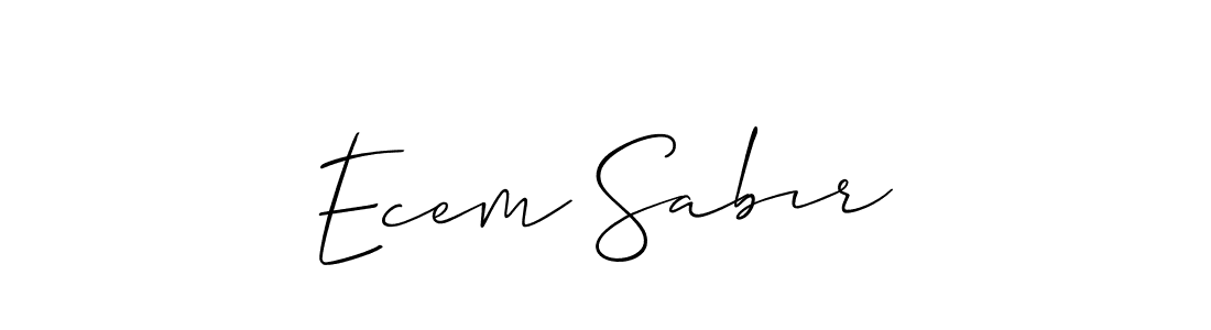 Once you've used our free online signature maker to create your best signature Allison_Script style, it's time to enjoy all of the benefits that Ecem Sabır name signing documents. Ecem Sabır signature style 2 images and pictures png