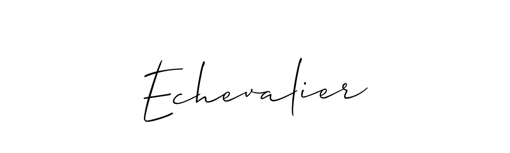 Once you've used our free online signature maker to create your best signature Allison_Script style, it's time to enjoy all of the benefits that Echevalier name signing documents. Echevalier signature style 2 images and pictures png