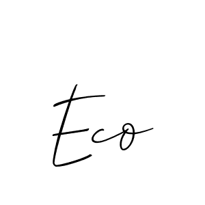 Also You can easily find your signature by using the search form. We will create Eco name handwritten signature images for you free of cost using Allison_Script sign style. Eco signature style 2 images and pictures png