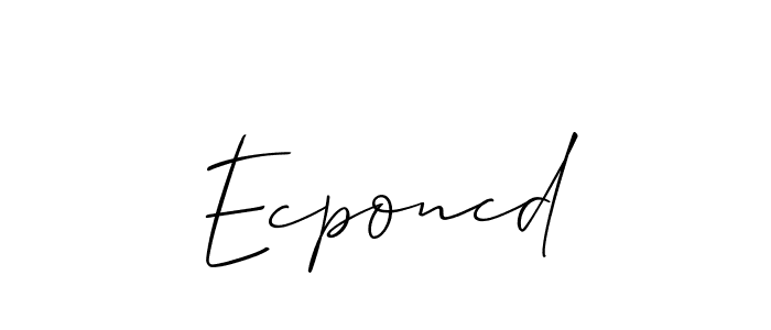 You can use this online signature creator to create a handwritten signature for the name Ecponcd. This is the best online autograph maker. Ecponcd signature style 2 images and pictures png