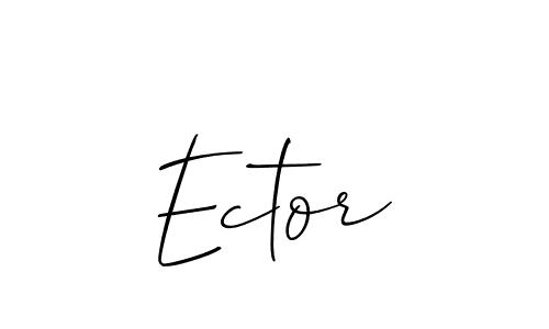 Once you've used our free online signature maker to create your best signature Allison_Script style, it's time to enjoy all of the benefits that Ector name signing documents. Ector signature style 2 images and pictures png