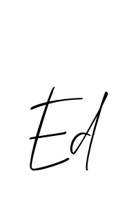 Ed stylish signature style. Best Handwritten Sign (Allison_Script) for my name. Handwritten Signature Collection Ideas for my name Ed. Ed signature style 2 images and pictures png