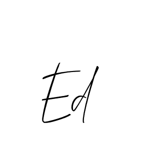 Make a short Ed  signature style. Manage your documents anywhere anytime using Allison_Script. Create and add eSignatures, submit forms, share and send files easily. Ed  signature style 2 images and pictures png