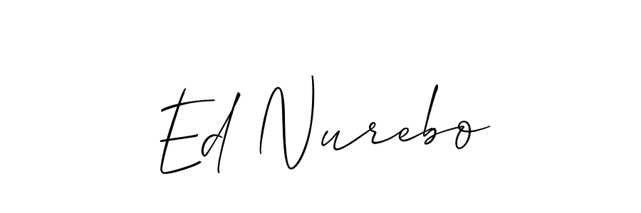 Also we have Ed Nurebo name is the best signature style. Create professional handwritten signature collection using Allison_Script autograph style. Ed Nurebo signature style 2 images and pictures png