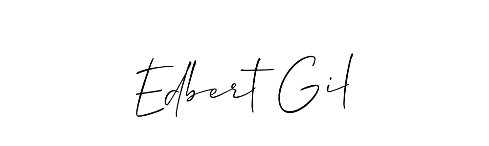 Make a short Edbert Gil signature style. Manage your documents anywhere anytime using Allison_Script. Create and add eSignatures, submit forms, share and send files easily. Edbert Gil signature style 2 images and pictures png