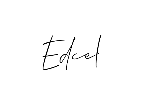 You can use this online signature creator to create a handwritten signature for the name Edcel. This is the best online autograph maker. Edcel signature style 2 images and pictures png